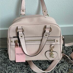 Juicy Couture Blush Satchel with Heart Charm